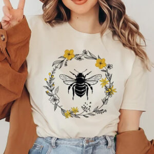 Bee Botanical Shirt – Save the Bees | Printed in the USA