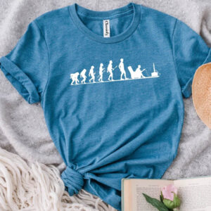 Funny Evolution of Man Shirt – Custom Graphic Tee | Dallas Texas T-Shirt Printing USA